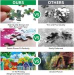 MINIWAN 1000 Piece Jigsaw Puzzle for Adults, Canyon Sunset Landscape Hard Impossible Difficult Challenging Family Puzzle Perfect for Game Nights