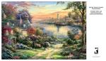 Ceaco - Silver Select - Thomas Kinkade - New England Harbor - 2000 Piece Jigsaw Puzzle for Adults - Challenging Puzzle Perfect for Game Nights - Finished Size is 38.50 x 26.50
