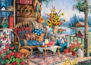Wonder Forge Country Hideaway 1000 Piece Jigsaw Puzzle for Adults | Unique, Perfectly-Fitting Pieces | Fun, Vibrant Imagery | Amazon Exclusive