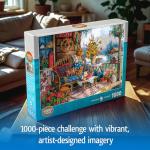 Wonder Forge Country Hideaway 1000 Piece Jigsaw Puzzle for Adults | Unique, Perfectly-Fitting Pieces | Fun, Vibrant Imagery | Amazon Exclusive