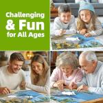 MINIWAN 500 Piece Amalfi Coast Puzzle, Premium Jigsaw Puzzle for Adults, Rustic Style, 21 x 15 Inches