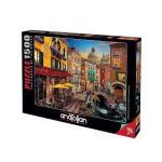 Anatolian Puzzle - Canal Cafe Venice, 1500 Piece Jigsaw Puzzle, #4553
