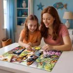 2000 Piece Puzzle for Adults – Adorable Kittens, Puppy & Butterflies in a Blooming Garden – Charming Nature Jigsaw Puzzle Gift for Pet Lovers, Families & Cat and Dog Fans – 39" x 28"