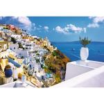 Trefl Red 1500 Piece Jigsaw Puzzle Santorini, Greece 33"x23" Print, DIY Puzzle, Creative Fun, Classic Puzzle for Adults and Children from 12 Years Old