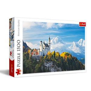 Trefl Bawarian Alps 1500 Piece Jigsaw Puzzle Red 33"x23" Print, DIY Jigsaw, Creative Fun, Classic Puzzle for Adults and Children from 12 Years Old