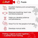Trefl Bawarian Alps 1500 Piece Jigsaw Puzzle Red 33"x23" Print, DIY Jigsaw, Creative Fun, Classic Puzzle for Adults and Children from 12 Years Old