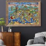 Anatolian Puzzle - European World, 1500 Piece Jigsaw Puzzle, #4557