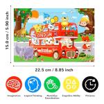 Puzzles for Kids Ages 4-8, 14 Pack Wooden Jigsaw Puzzles 30 Pieces Preschool Educational Learning Toys Set for Toddler Boys and Girls Stocking Stuffers