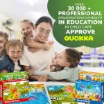 QUOKKA Puzzles for Kids Ages 4-6 - Set of 4x60 Jigsaw Puzzles for Toddlers 3-5 - Animals Toys for Children 6-8 yo - Gift Educational Game for Boys & Girls