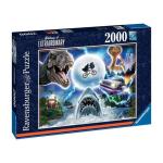 Ravensburger - Universal Amblin Entertainment - 2000 Piece Jigsaw Puzzle - Bold, Vivid Colors - Intricate Depiction of ET, Jurassic Park & More - Premium Quality - Puzzles for Adults