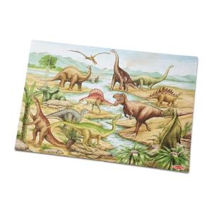 Melissa & Doug Dinosaurs Floor Puzzle - 48 Pieces (2 Feet x 3 Feet Assembled) - FSC Certified