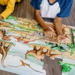 Melissa & Doug Dinosaurs Floor Puzzle - 48 Pieces (2 Feet x 3 Feet Assembled) - FSC Certified