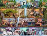 Ravensburger - Big Animal World - 2000 Piece Jigsaw Puzzle - Exciting View of The World's Apex Animals - Beautiful Imagery - Frameable - Premium Quality - Ideal Gift - Puzzles for Adults
