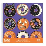 Good Puzzle Co Spooky Treats – 500 Piece Jigsaw Puzzle Featuring Adorable Artwork of Halloween Themed Donuts
