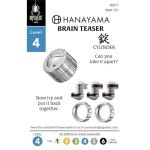 Cylinder Hanayama Metal Brainteaser - Level 4, Ages 12+