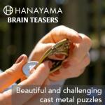 Cylinder Hanayama Metal Brainteaser - Level 4, Ages 12+