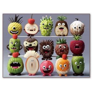 500 Pieces Jigsaw Puzzles for Adults and Teens and Kids Family Happy Games Puzzle Monster Series (Happy Fruits)