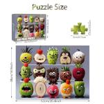 500 Pieces Jigsaw Puzzles for Adults and Teens and Kids Family Happy Games Puzzle Monster Series (Happy Fruits)
