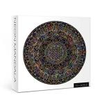 Mandala Puzzle 1000 Pieces for Adults, Difficult Impossible Puzzle Hard, Challenging Round Jigsaw Puzzle as Mandala Decor