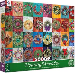 Ceaco - Holiday Wreaths - 2000 Piece Jigsaw Puzzle