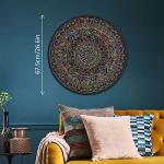 Mandala Puzzle 1000 Pieces for Adults, Difficult Impossible Puzzle Hard, Challenging Round Jigsaw Puzzle as Mandala Decor