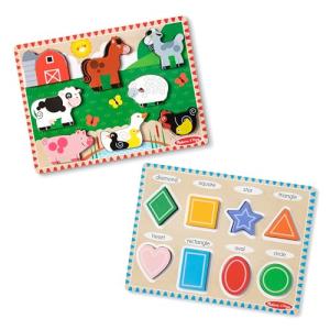 Melissa & Doug Chunky Puzzle Bundle