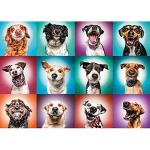 Trefl Funny Dog Portraits II 2000 Piece Jigsaw Puzzle Red 38"x27" Print, DIY Puzzle, Creative Fun, Classic Puzzle for Adults and Children from 15 Years Old