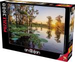Anatolian Puzzle - Sunrise Over Duck Lake, 3000 Piece Jigsaw Puzzle, #4925