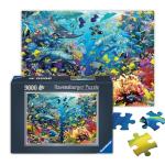 Ravensburger Underwater Paradise Jigsaw Puzzle - 9000 Pieces Blueboard | Precision-Cut Fit | Unique Piece Design | Ideal Gift for Puzzle Enthusiasts