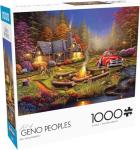 Buffalo Games - Geno Peoples - The Woodsmen - 1000 Piece Jigsaw Puzzle for Adults -Challenging Puzzle Perfect for Game Nights - Finished Size is 26.75 x 19.75