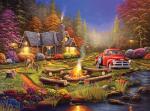 Buffalo Games - Geno Peoples - The Woodsmen - 1000 Piece Jigsaw Puzzle for Adults -Challenging Puzzle Perfect for Game Nights - Finished Size is 26.75 x 19.75