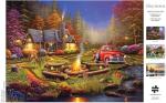 Buffalo Games - Geno Peoples - The Woodsmen - 1000 Piece Jigsaw Puzzle for Adults -Challenging Puzzle Perfect for Game Nights - Finished Size is 26.75 x 19.75