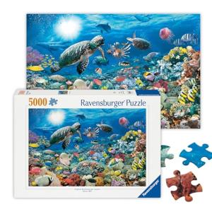 Ravensburger Beneath The Sea - 5000 Piece Jigsaw Puzzle | Precision Fit | Premium Quality | Great Group Activity | FSC Certified