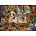 TangMosaic Magic Book Jigsaw Puzzles, 1000 Piece Puzzle for Adults, Family Puzzles Game, Fun Relaxing Challenging, Interlock Perfectly No Dust, Home Wall Decor, Gift for Valentine Friends Parents Kids