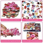 HUADADA Jigsaw Puzzles for Adults 1000 Pieces, Donuts Interlock Perfectly Letter on Back No Dust, Home Decor Birthday Party Gift Toy for Men Women Olders Seniors (27.5"x19.6"), 1:1 Poster