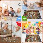 TangMosaic Magic Book Jigsaw Puzzles, 1000 Piece Puzzle for Adults, Family Puzzles Game, Fun Relaxing Challenging, Interlock Perfectly No Dust, Home Wall Decor, Gift for Valentine Friends Parents Kids