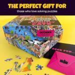 QUOKKA 1000 Piece Jigsaw Puzzle for Adults Knightly Cats – Premium Box Packaging with Extra Fun Challenges - Whimsical Cat Puzzle - Perfect for Relaxation & Creativity & Gift Giving