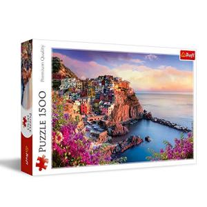 Trefl View of Manarola 1500 Piece Jigsaw Puzzle Red 33"x23" Print, DIY Jigsaw, Creative Fun, Classic Puzzle for Adults and Children from 14 Years Old