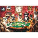 2000 Piece Puzzles for Adults – Funny Dogs Playing Poker Jigsaw Puzzle, Vibrant and Detailed Artwork, Challenging Puzzles for Adults 2000 Pieces, 39" x 28"