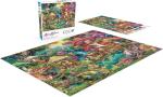 Buffalo Games - Aimee Stewart - Merry Mushroom Village Picnic - 1000 Piece Jigsaw Puzzle for Adults -Challenging Puzzle Perfect for Game Nights - Finished Size is 26.75 x 19.75