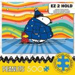 Ceaco - Peanuts - Puffer Coat - 500 Piece Jigsaw Puzzle – Oversized Pieces – Easy to Hold – EZ Hold