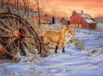 Buffalo Games – Darrell Bush - Hiding Place - 1000 Piece Winter Jigsaw Puzzle - Festive Holiday Puzzles for Adults – Precision-Cut Pieces, Christmas Artwork, and Hours of Relaxing Fun