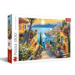 Trefl Seaside View 1500 Piece Jigsaw Puzzle Red 33"x 23" Print, DIY Puzzle, Creative Fun, Classic Jigsaw for Adults and Children from 14 Years Old