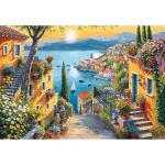 Trefl Seaside View 1500 Piece Jigsaw Puzzle Red 33"x 23" Print, DIY Puzzle, Creative Fun, Classic Jigsaw for Adults and Children from 14 Years Old