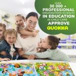 QUOKKA Puzzles for Toddlers 3-5 – Shimmer 4-Pack 30 Pieces Puzzles for Kids Ages 2-4 - Fairy Tale Jigsaw Set with Princess Unicorns for Kids 4-6 Years, Gift for 3 Year-Old Boy Girl, FSC Certified Toy