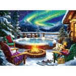 MINIWAN Northern Lights Puzzle - 500 Piece Puzzles for Adults Vivid Imagery Impossible Hard Difficult Challenging Puzzle,Unique Jigsaw Puzzles 500 Pieces Ideal for Relaxation and Family Fun