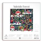 Galison Yuletide Forest – 500 Piece Jigsaw Puzzle Featuring Beautiful Artwork of A Wintery Holiday Wonderland in The Forest