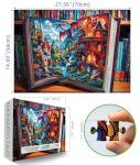Magical Storybook Jigsaw Puzzles 1000 Pieces Fantasy World Landscape Puzzles for Adults 1000 Pieces with Letters on Back Hard Colorful Impossible Difficult Challenging Family Puzzle (27.5"X19.6")