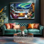 MINIWAN Northern Lights Puzzle - 500 Piece Puzzles for Adults Vivid Imagery Impossible Hard Difficult Challenging Puzzle,Unique Jigsaw Puzzles 500 Pieces Ideal for Relaxation and Family Fun