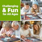 Magical Storybook Jigsaw Puzzles 1000 Pieces Fantasy World Landscape Puzzles for Adults 1000 Pieces with Letters on Back Hard Colorful Impossible Difficult Challenging Family Puzzle (27.5"X19.6")